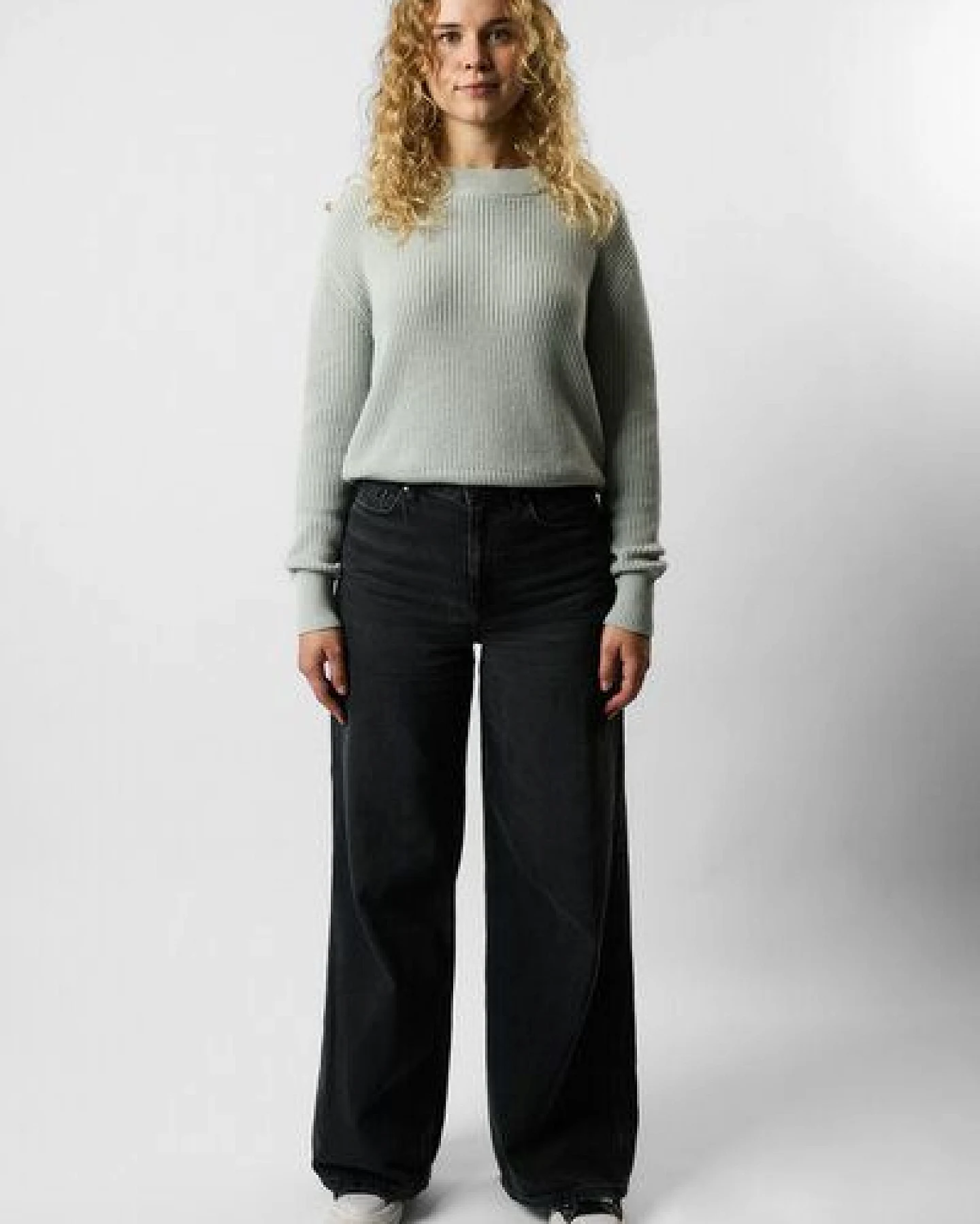 ettics STUDIO cropped organic knit pullover – Ansicht 4
