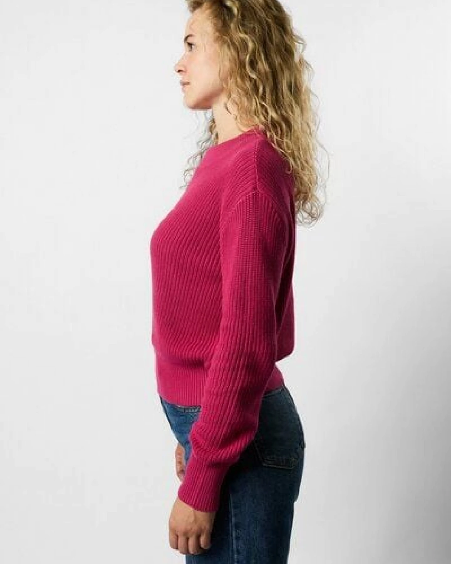 ettics STUDIO cropped organic knit pullover – Ansicht 2