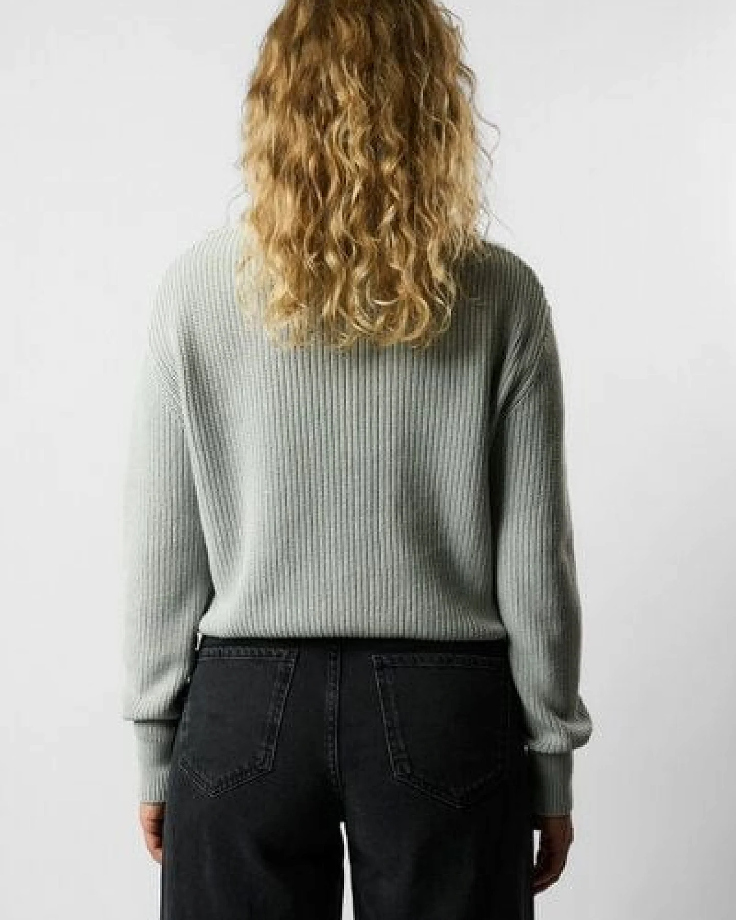 ettics STUDIO cropped organic knit pullover – Ansicht 3