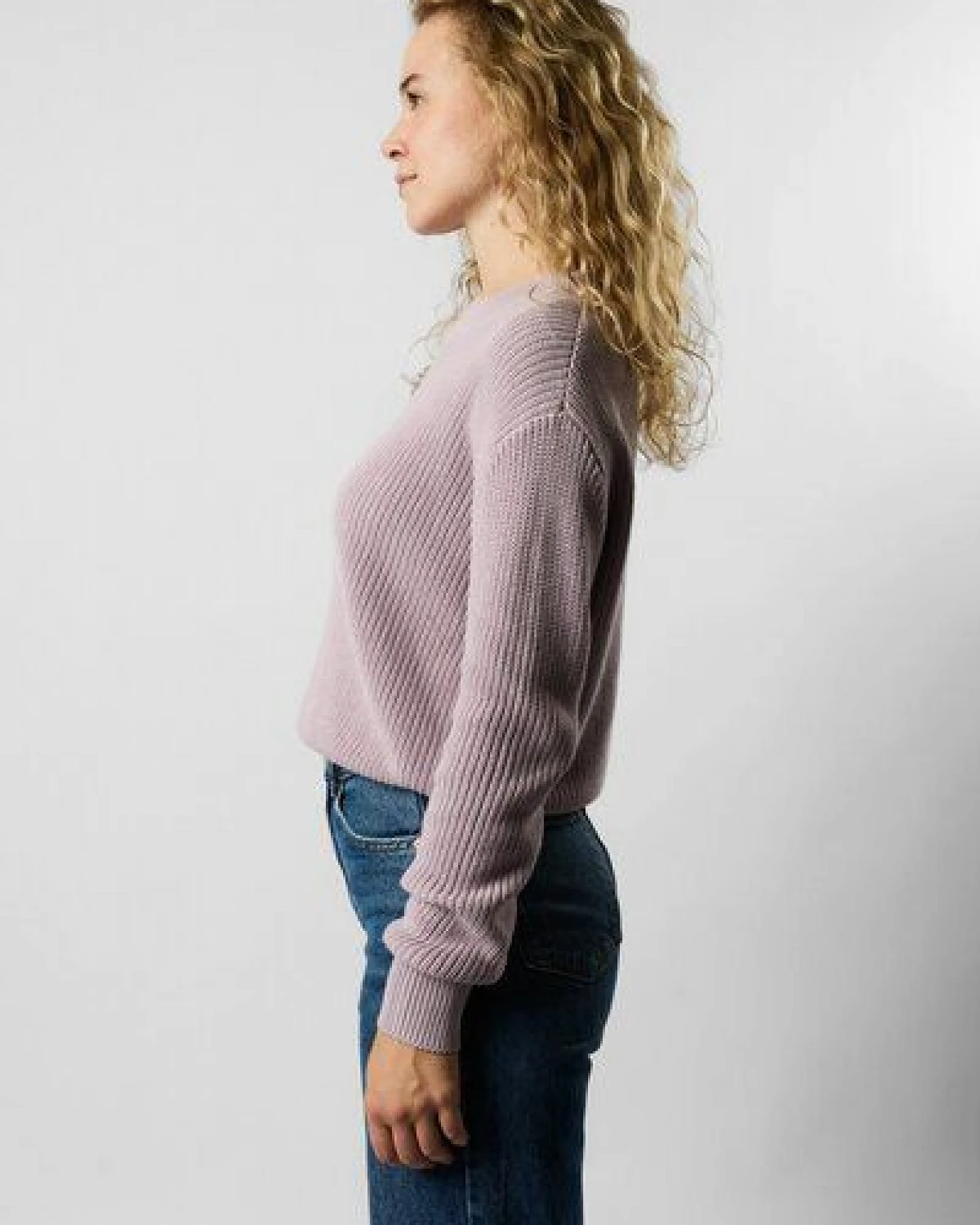 ettics STUDIO cropped organic knit pullover – Ansicht 2