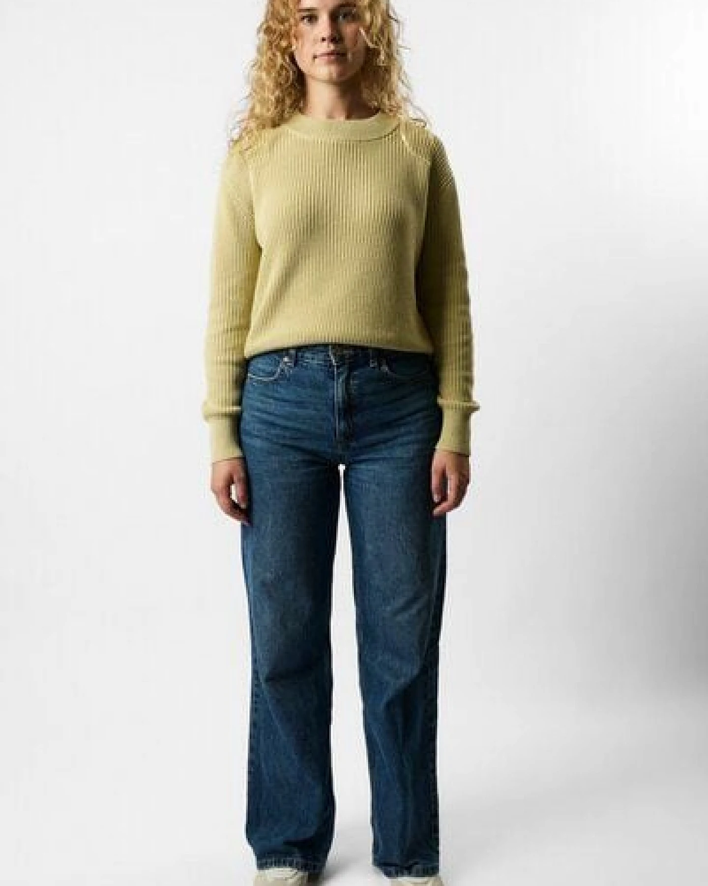 ettics STUDIO cropped organic knit pullover – Ansicht 4