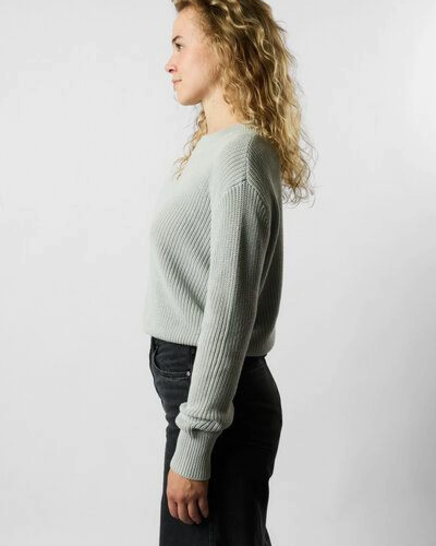 ettics STUDIO cropped organic knit pullover – Ansicht 2