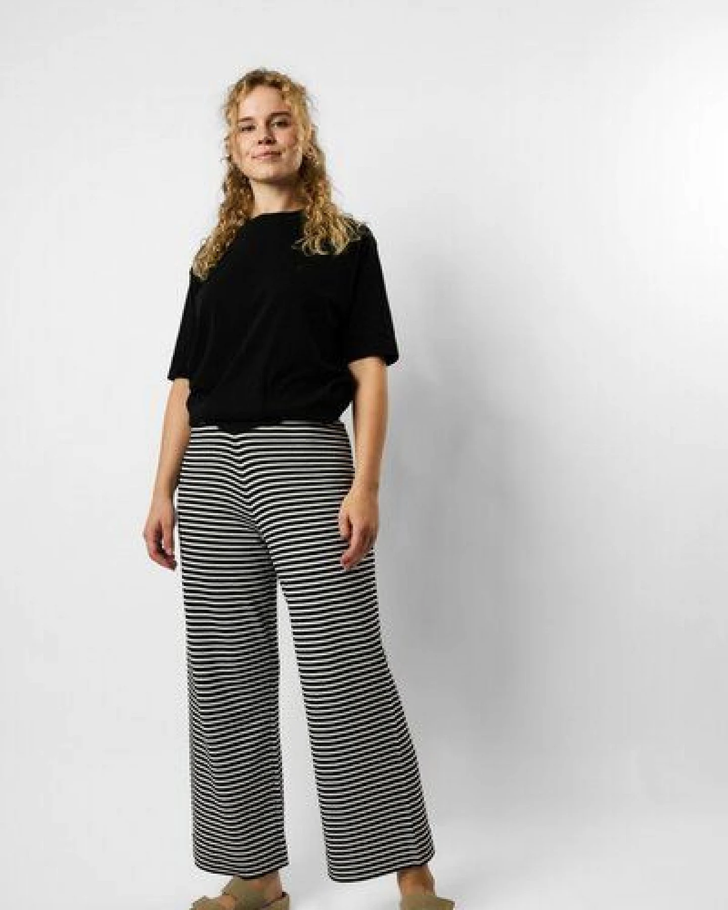 ettics STUDIO organic culotte striped – Ansicht 4