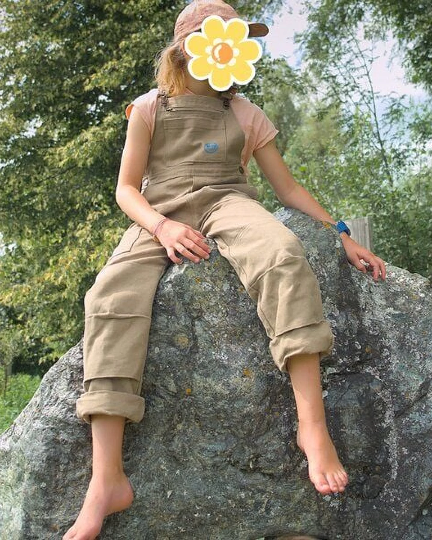 enywear Kinder-Latzhose aus Hanf LUISY – Ansicht 3
