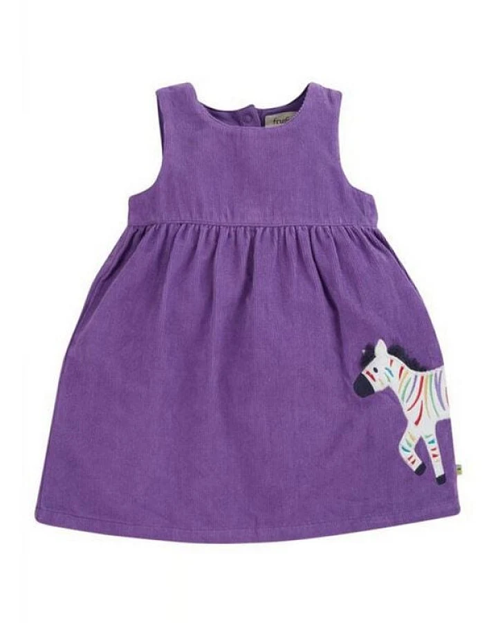 Frugi Cordkleid Lexie Zebra lila