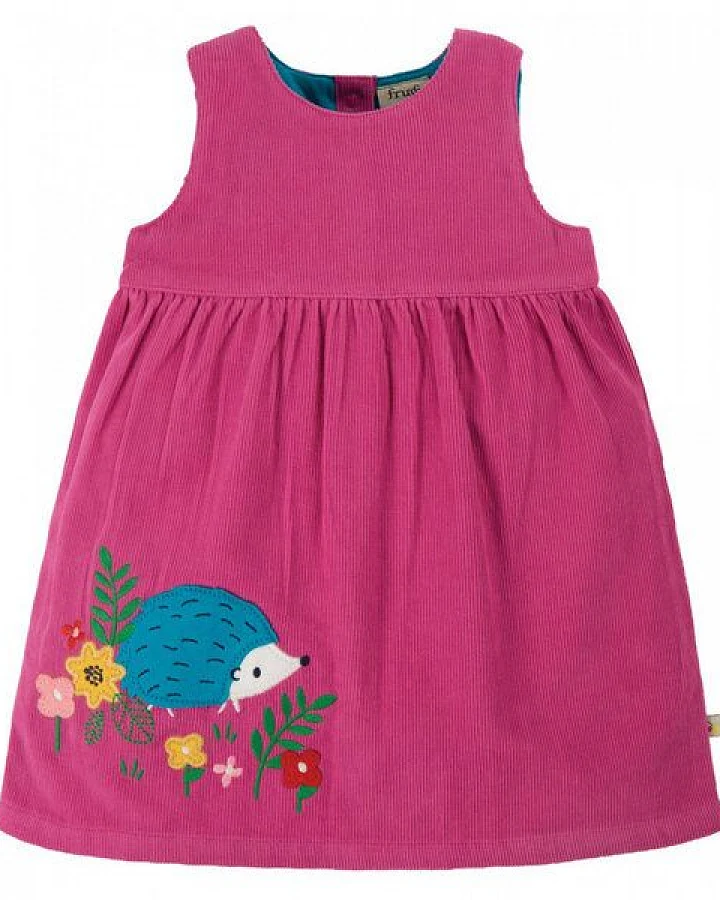 Frugi Cordkleid Lily Igel-Liebe in pink