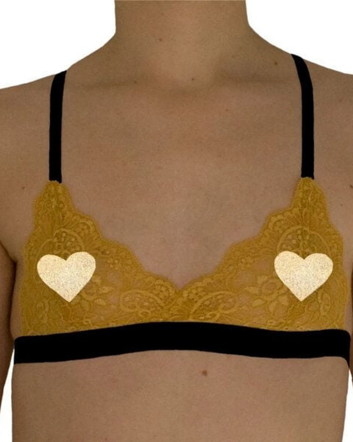 Golden Circle Clothing Spitzen-BH mit Biogummi – Ansicht 2