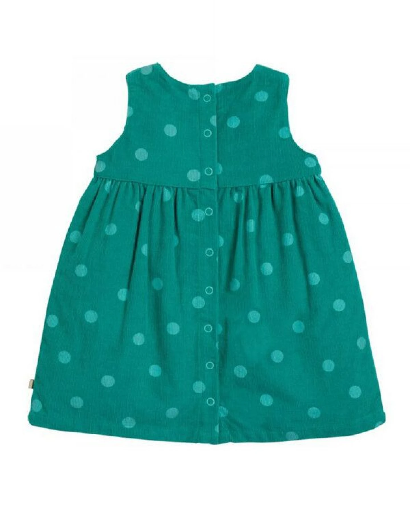 Frugi Cordkleid Lily Giraffe in petrol – Ansicht 3