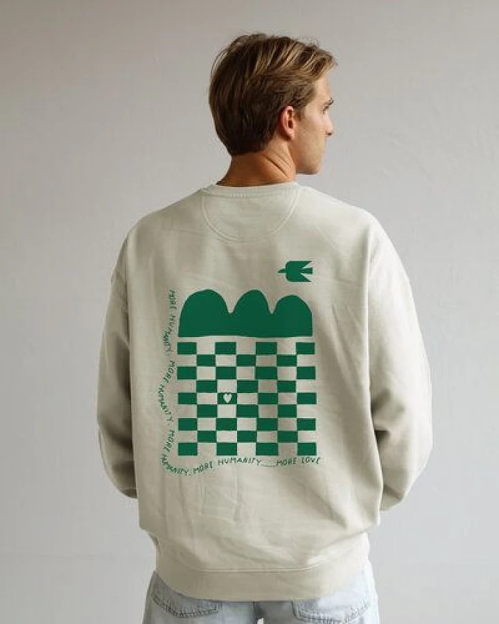 Kultgut PRE-Order Artdesign - Biofair Sweatpullover / More Humanity