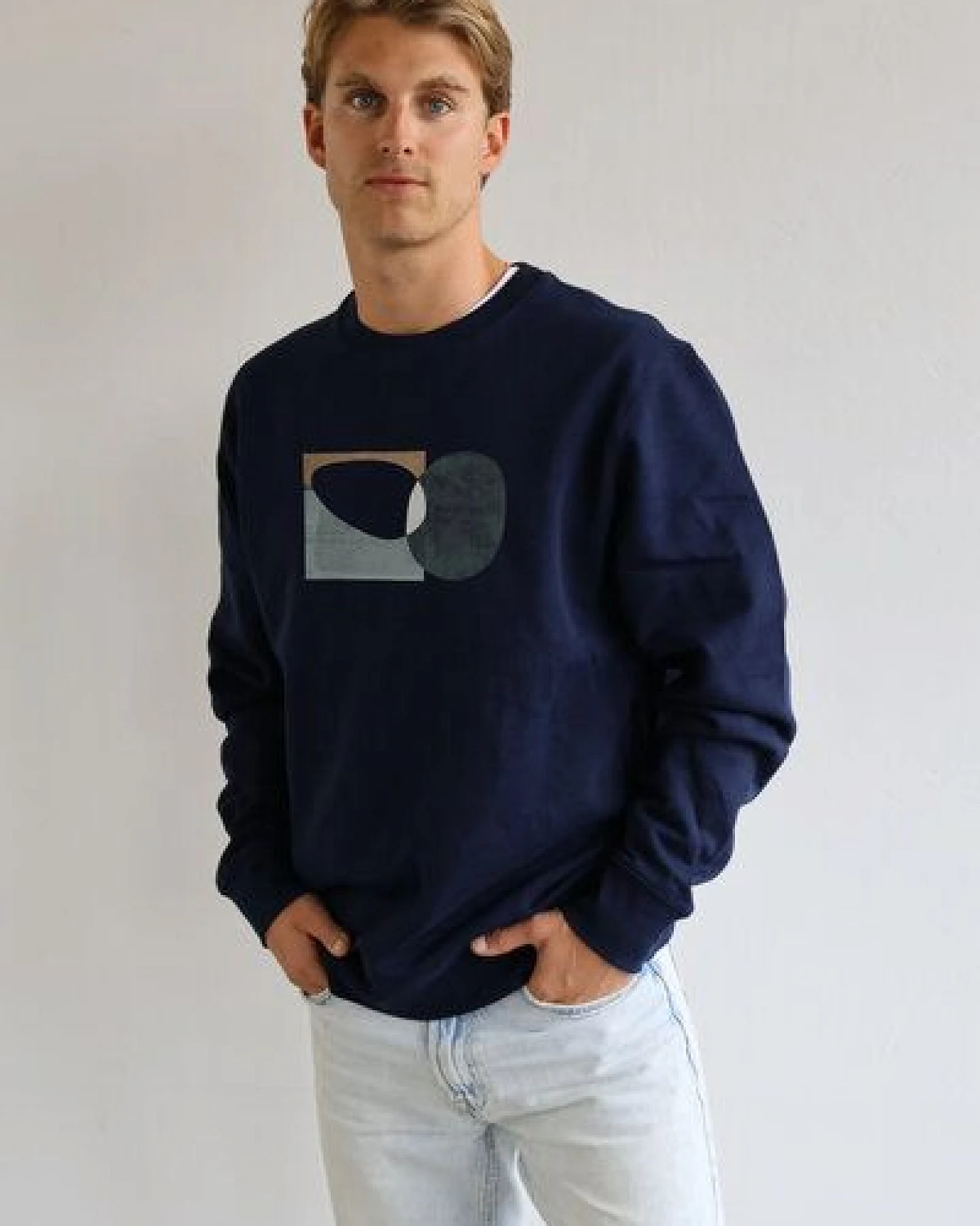 Kultgut PRE-Order Artdesign - Biofair Sweatpullover / Geometric – Ansicht 2
