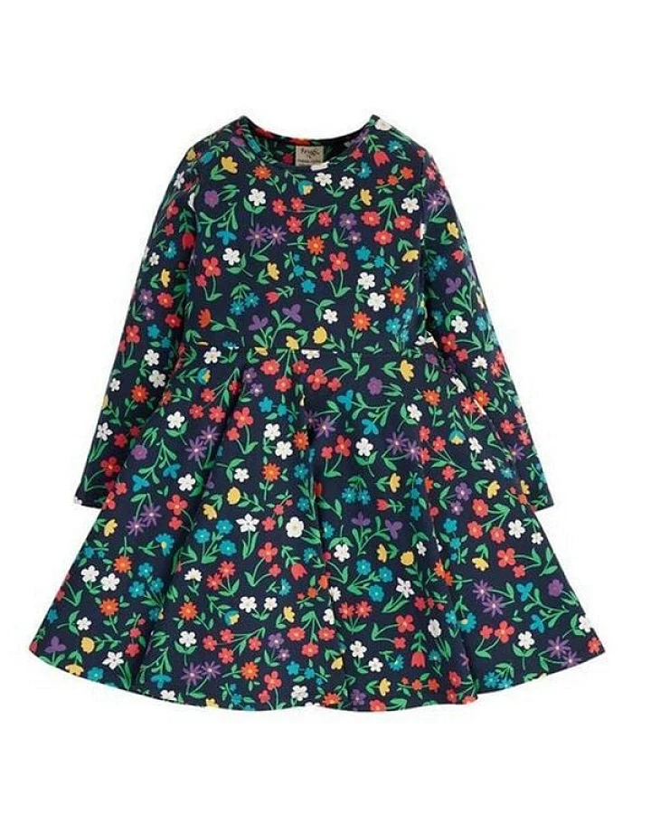 Frugi Kleid Sofia Skater Dress Wild Flowers