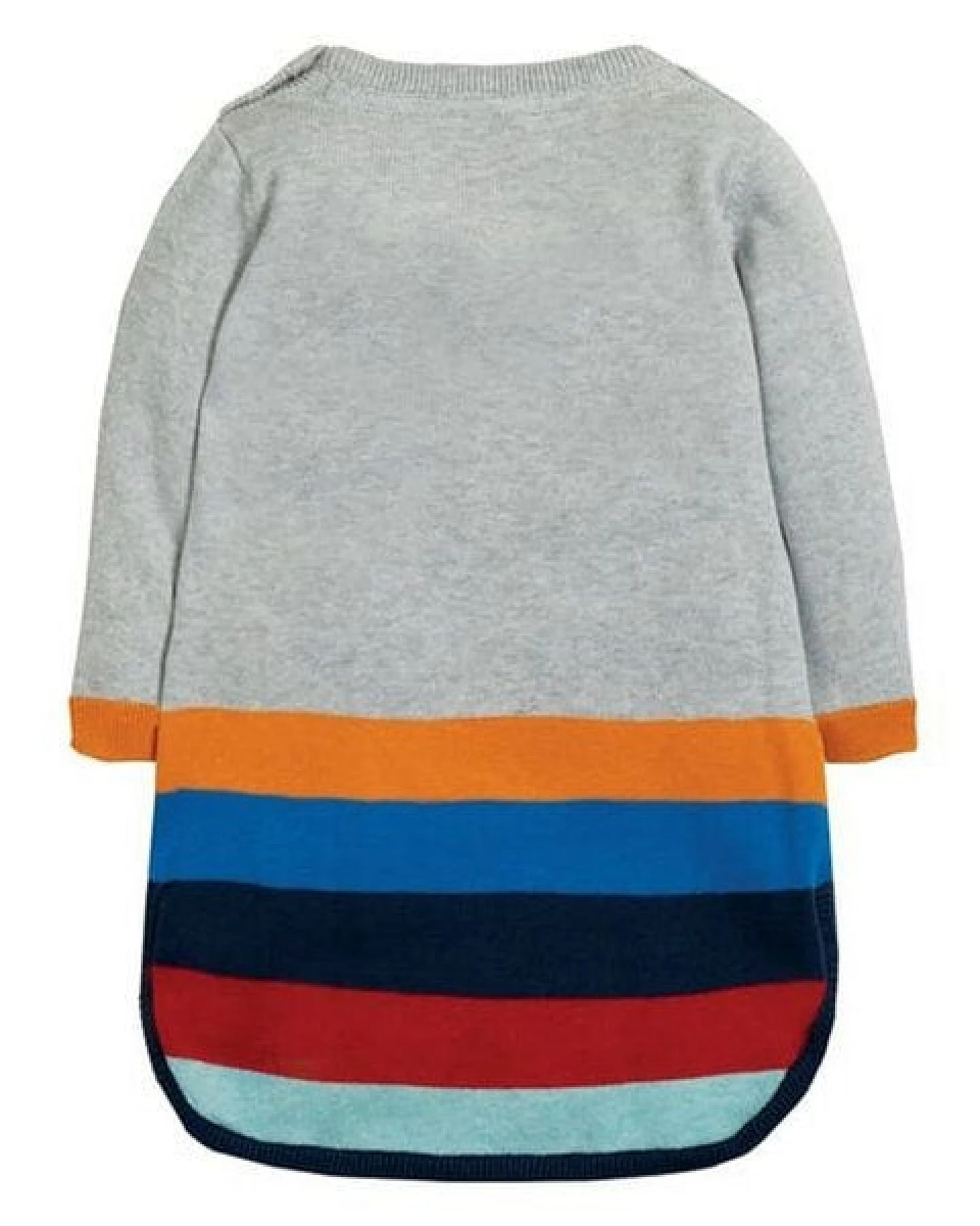 Frugi Kleid Pinguin gestrickt in grau-bunt – Ansicht 3