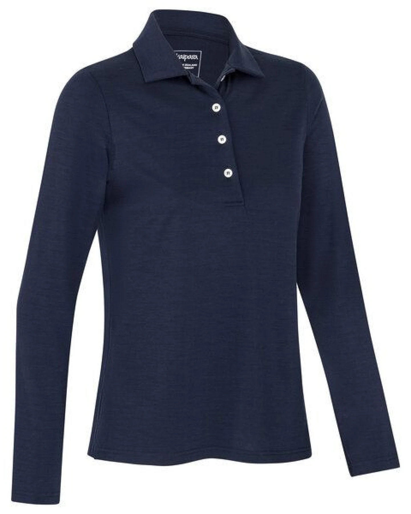 Kaipara - Merino Sportswear URBAN Merino Poloshirt Damen Langarm Regular 200 – Ansicht 4
