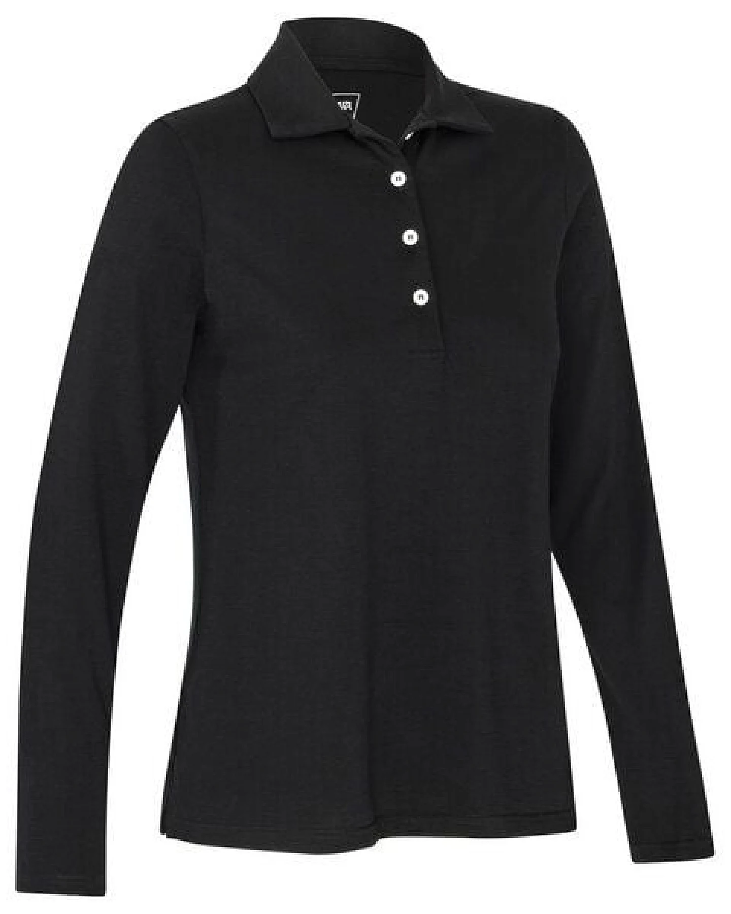 Kaipara - Merino Sportswear URBAN Merino Poloshirt Damen Langarm Regular 200 – Ansicht 3
