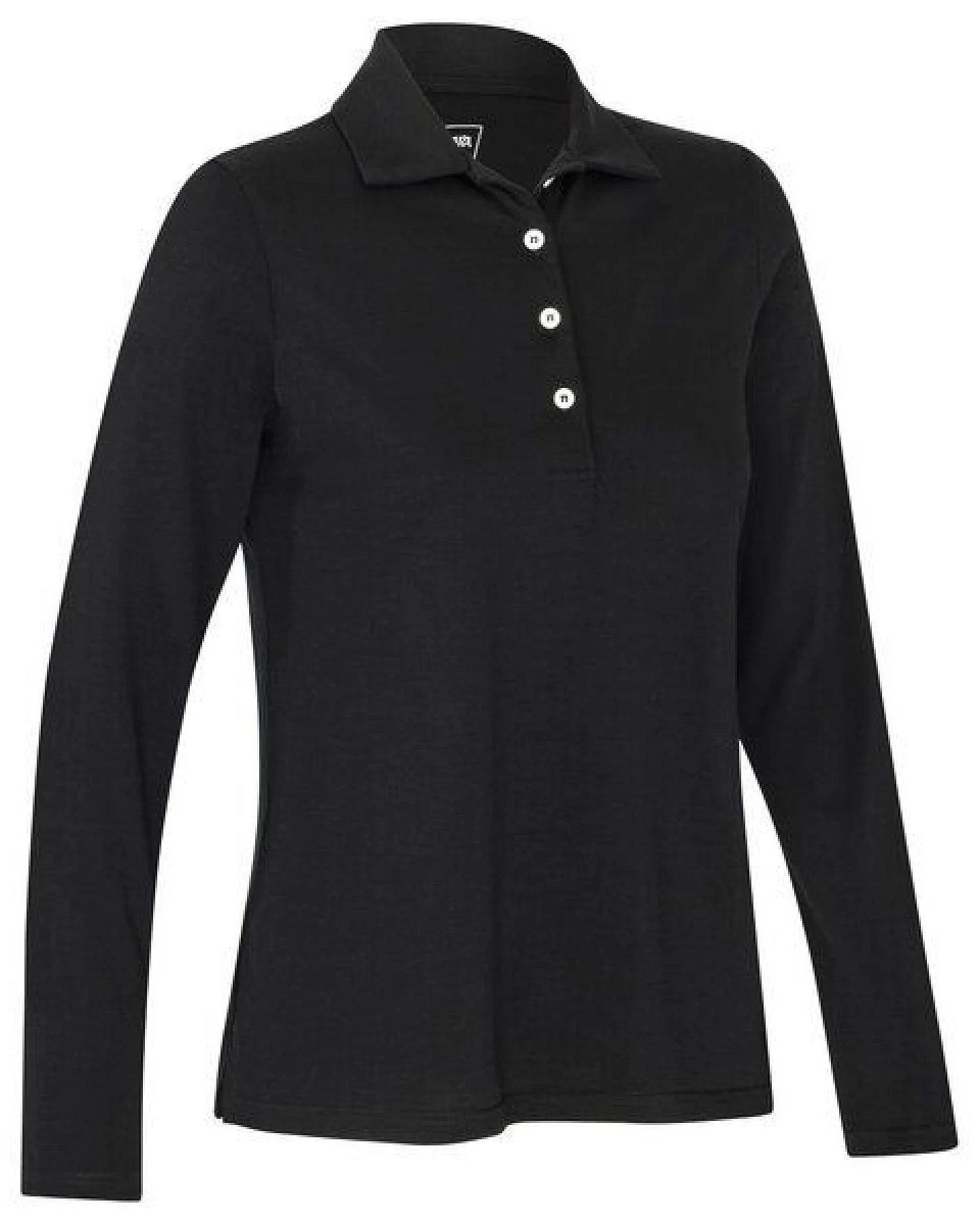 Kaipara - Merino Sportswear URBAN Merino Poloshirt Damen Langarm Regular 200 – Ansicht 3
