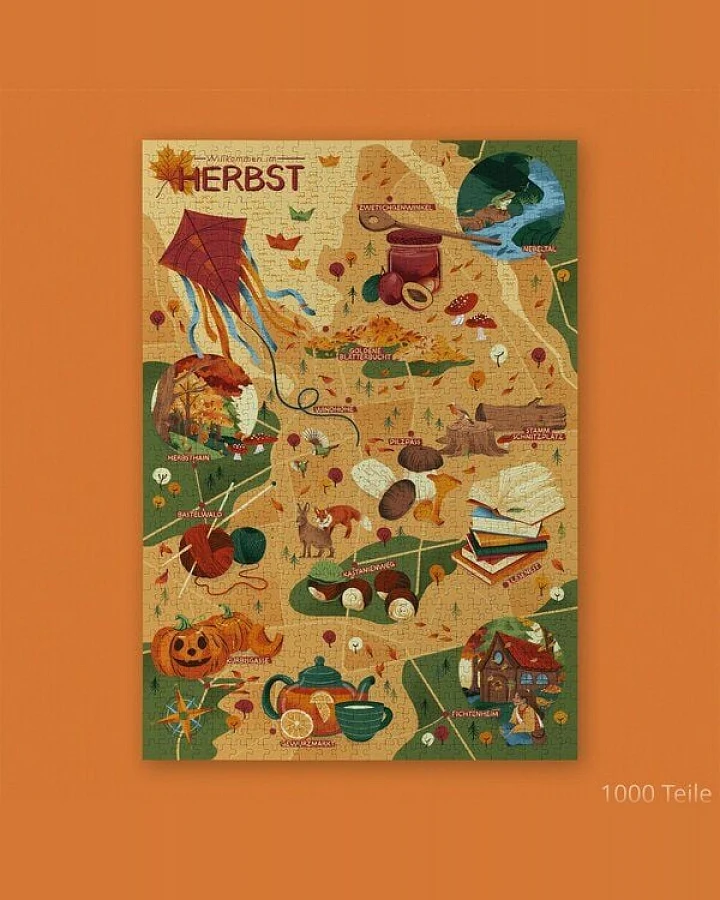 Willa Wunst Herbst Puzzle