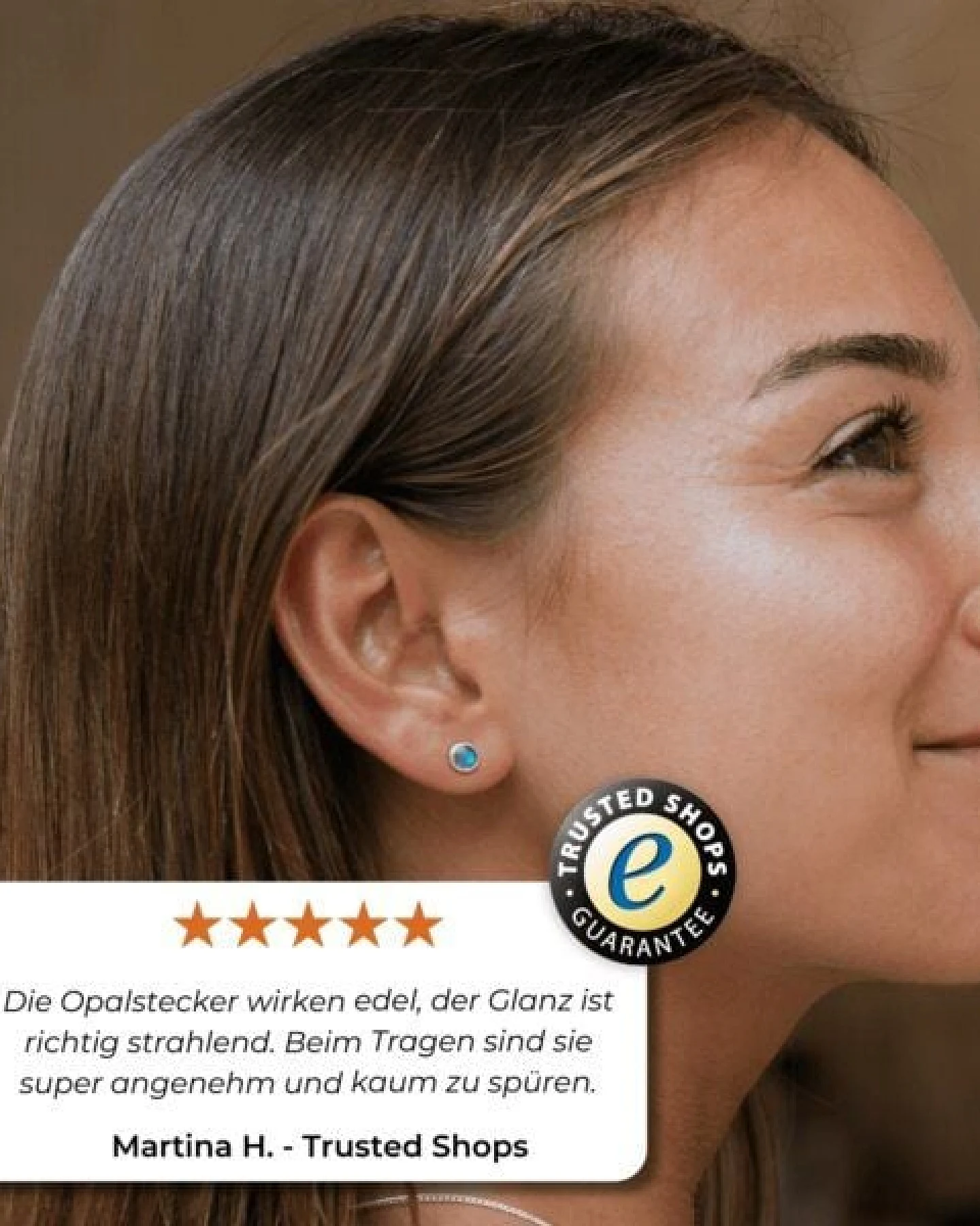 Spirit of Island Opal Ohrstecker – Ansicht 4