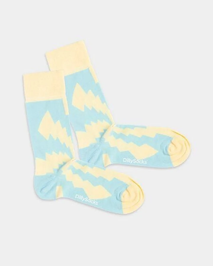DillySocks Bunte Socken, Bio Baumwolle, Prosperous Propeller