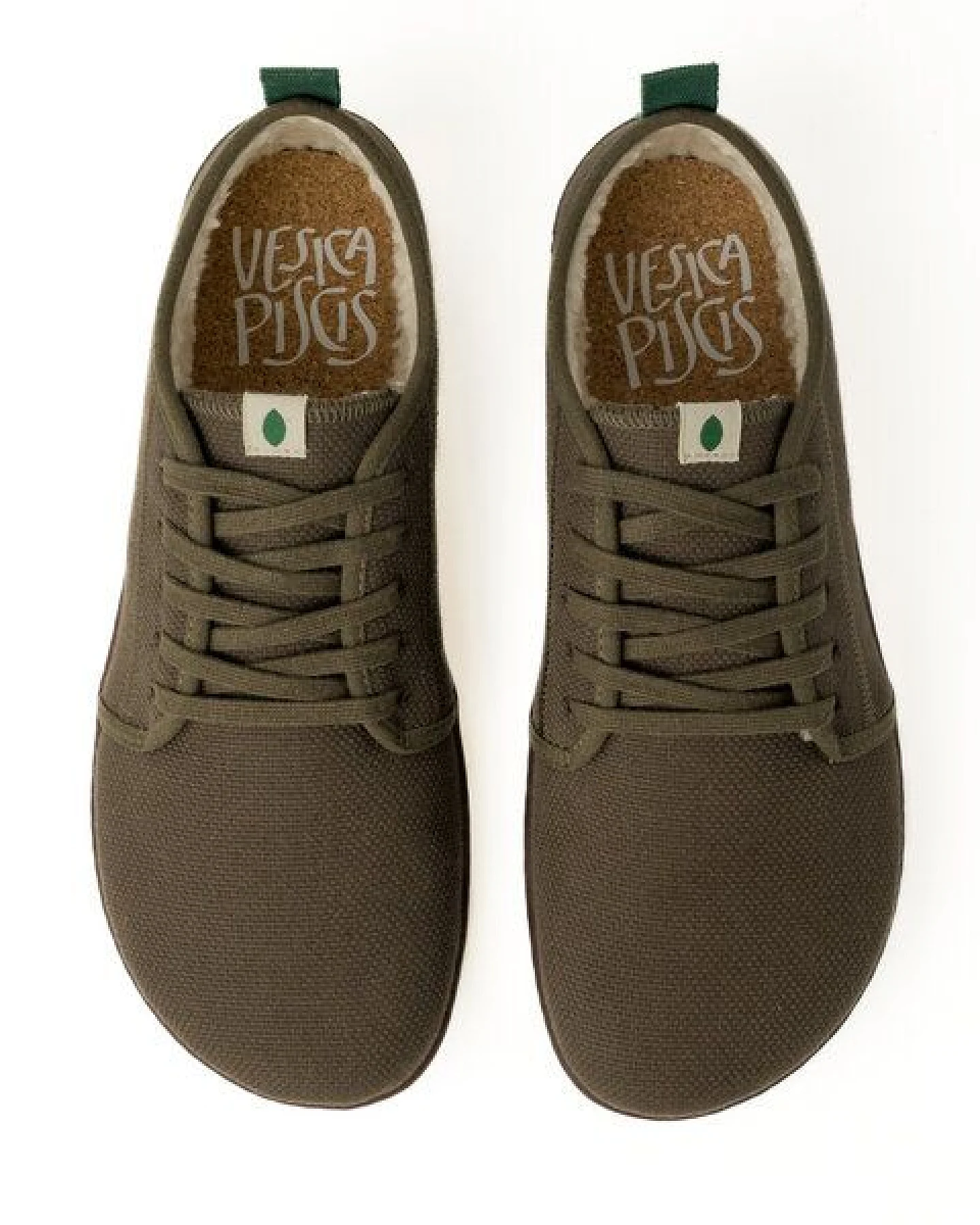 Vesica Piscis Footwear CHAVEZ Vegan winter barefoot Khaki – Ansicht 3