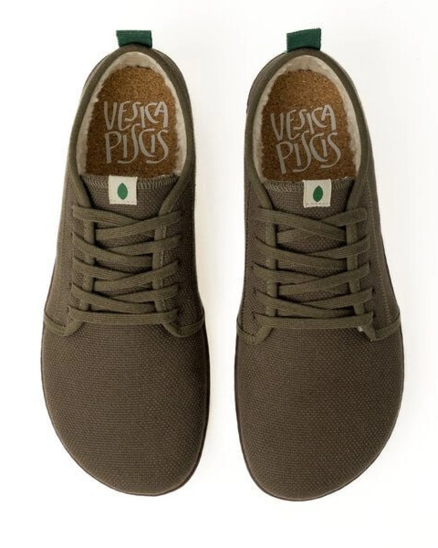 Vesica Piscis Footwear CHAVEZ Vegan winter barefoot Khaki – Ansicht 3
