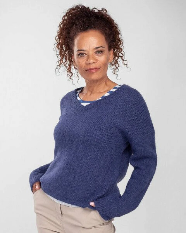 Alma & Lovis Pullover im Alpaka-Material-Mix