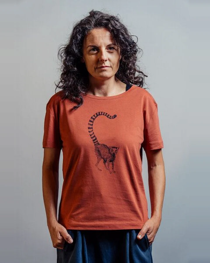 NanMa Bio-Baumwoll-Shirt Lemur
