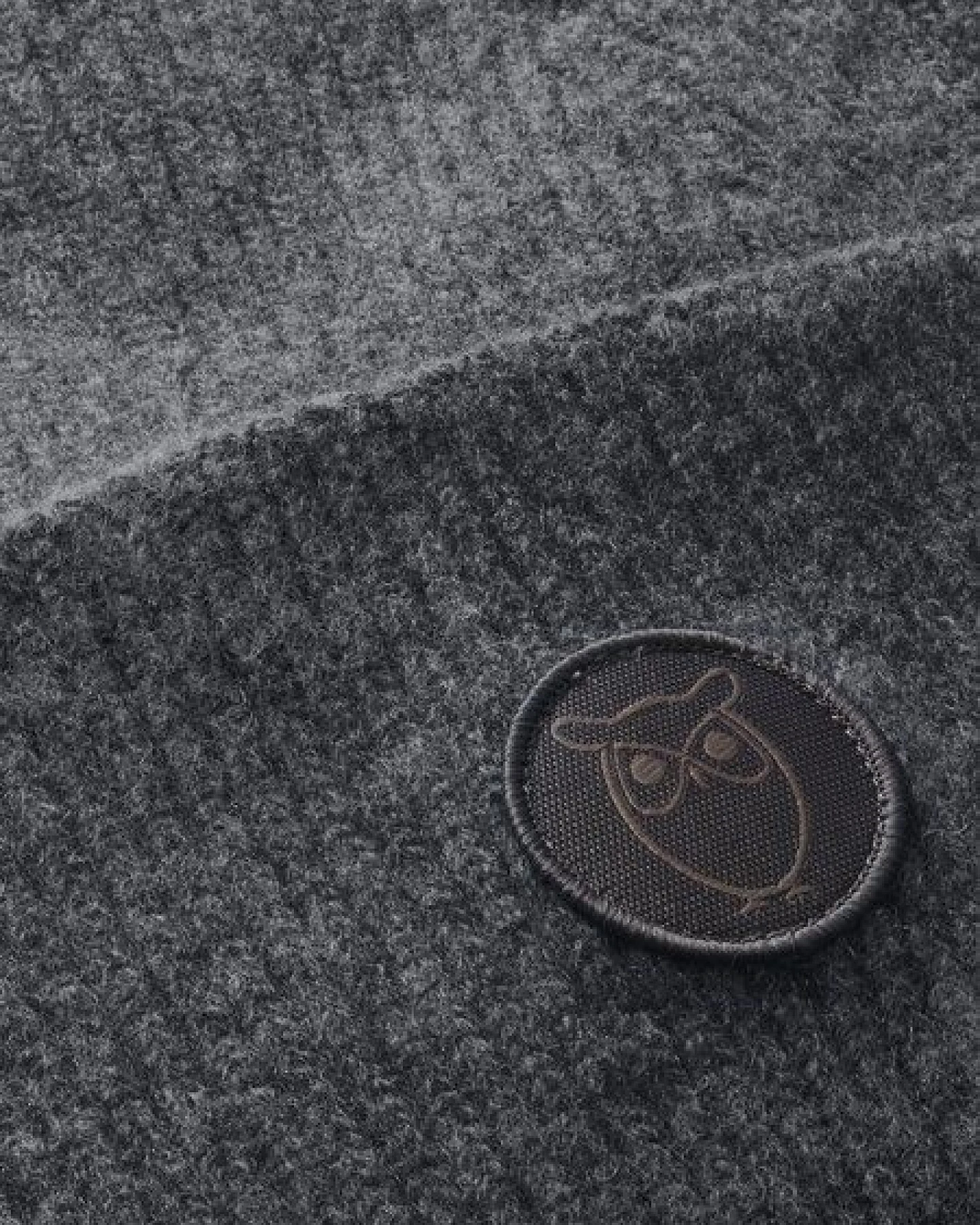 KnowledgeCotton Apparel Big Rib Beanie - dark grey melange – Ansicht 2