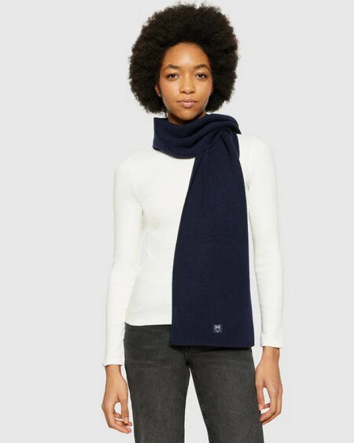 KnowledgeCotton Apparel Merino Badge Scarf