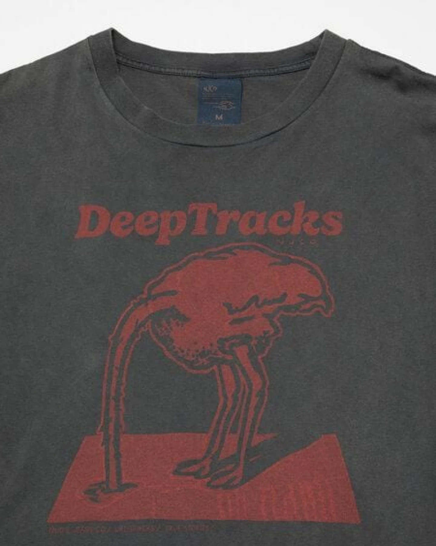 Nudie Jeans Herren T-Shirt "Roy" Deep Tracks - Antracite – Ansicht 2