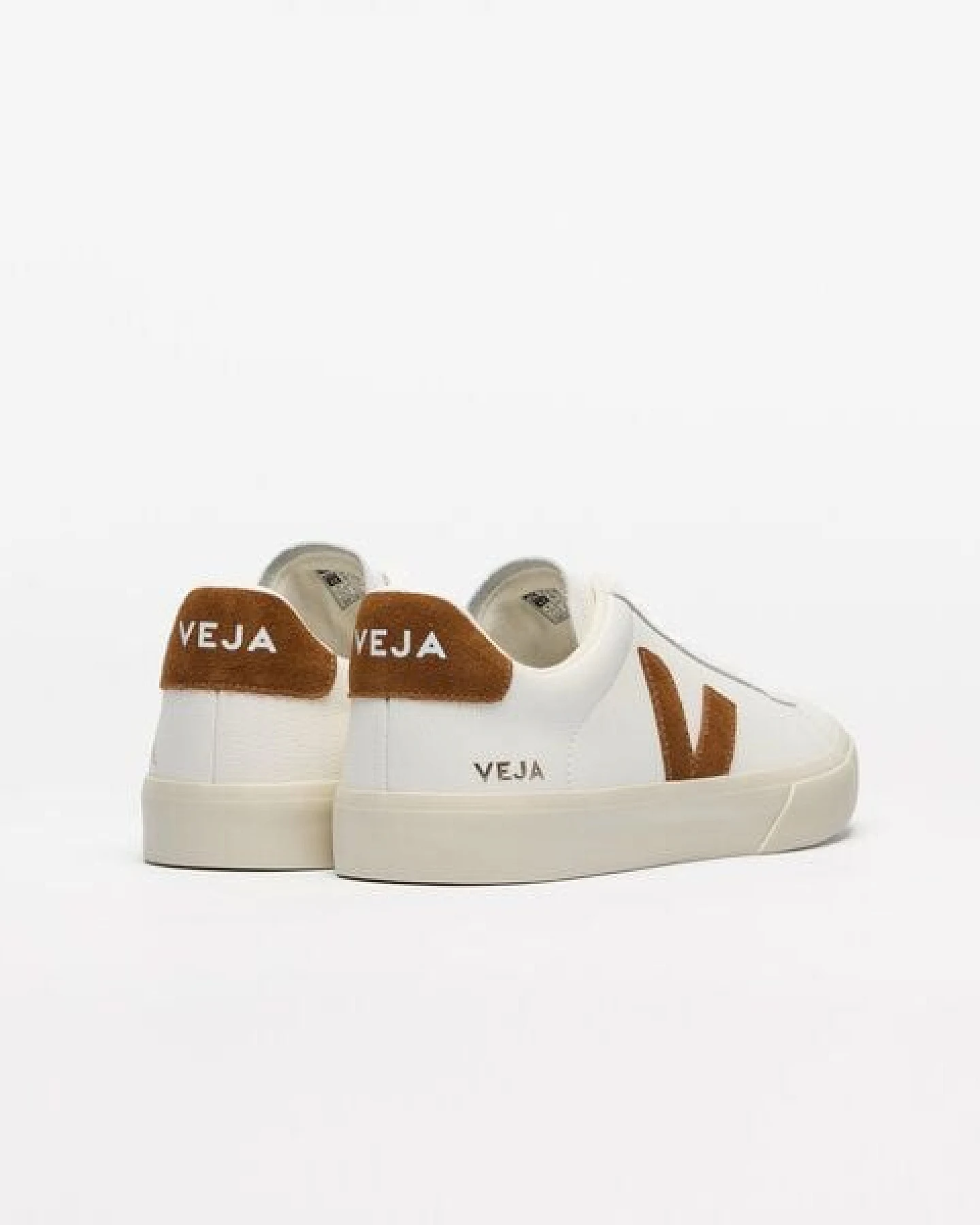 Veja Damen-Sneaker Campo Leather White Cognac – Ansicht 3