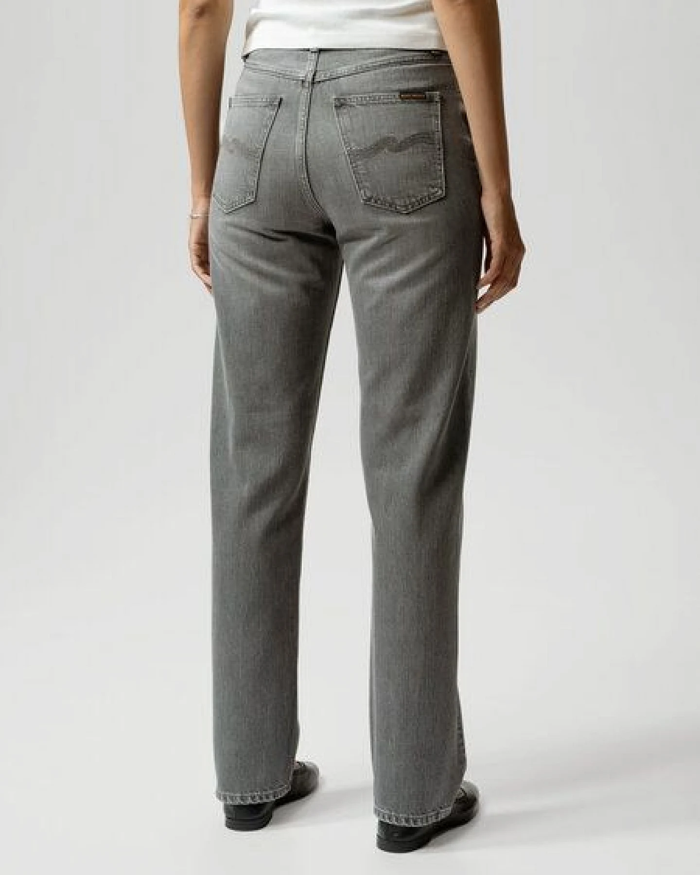 Nudie Jeans Lofty Lo Foggy Grey – Ansicht 4