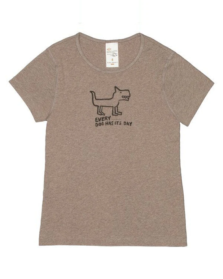 Nudie Jeans T-Shirt Eve Scratchy Dog