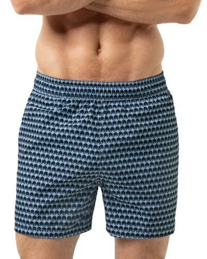 Mey Badeshort / Surfshort gestreift mit Seitentaschen "Crane Swarm"