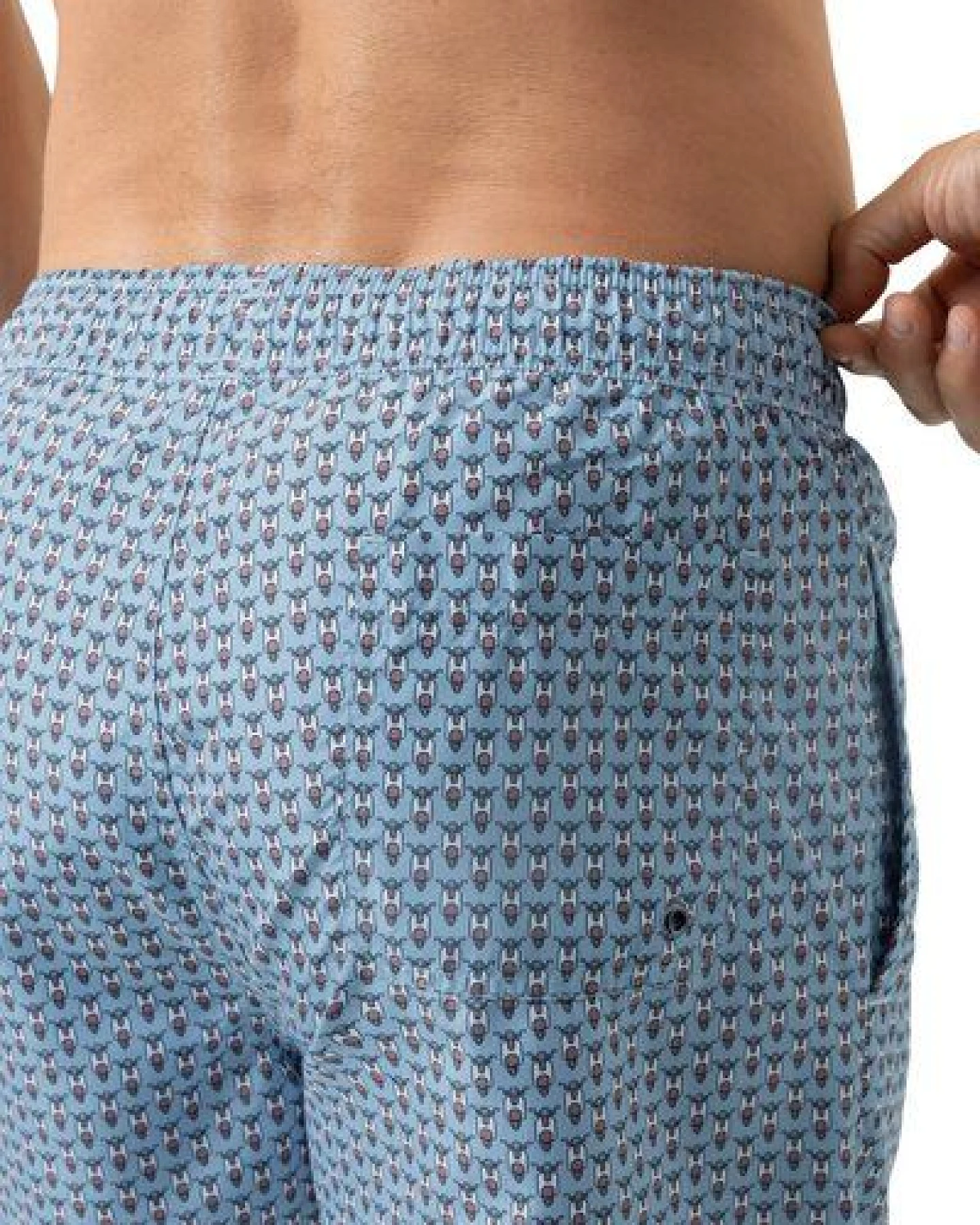 Mey Badeshort / Surfshort gestreift mit Seitentaschen "Vespa" – Ansicht 3
