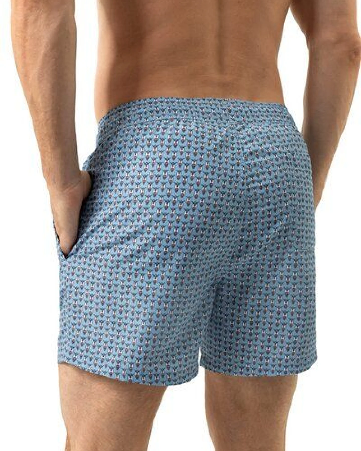 Mey Badeshort / Surfshort gestreift mit Seitentaschen "Vespa" – Ansicht 2