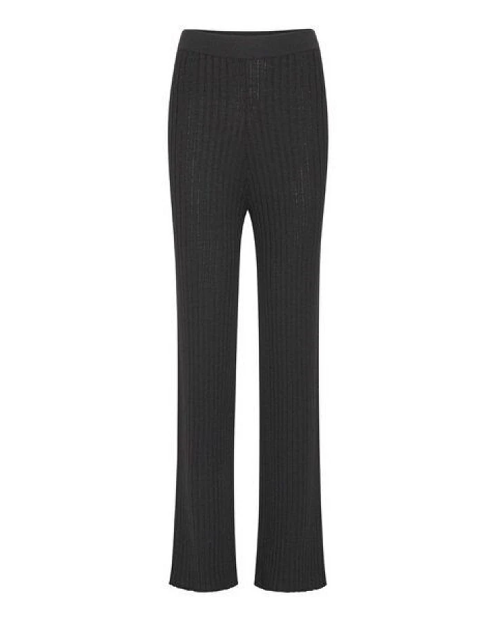 Basic Apparel Coral, Strick-Hose aus Merinowolle