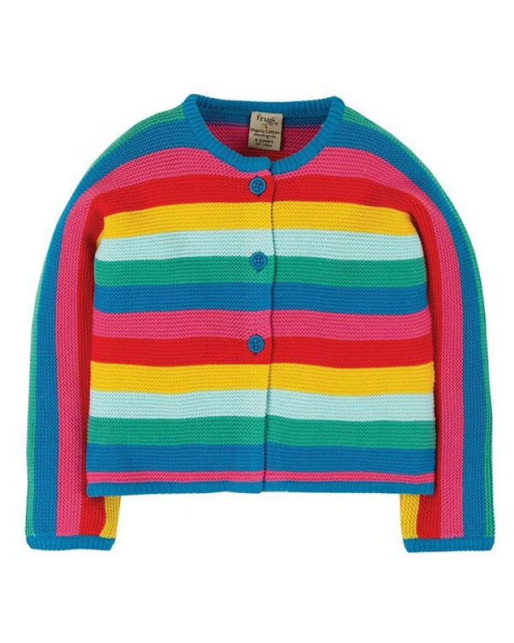 Frugi Strickjacke Nyla Rainbow
