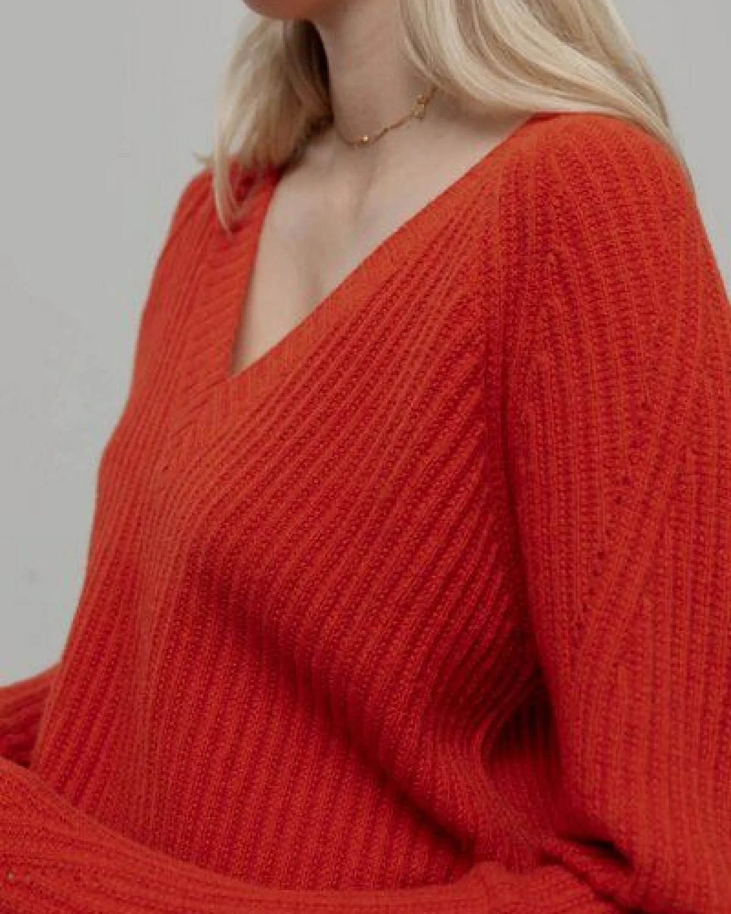 Rifò MANON - Pullover aus Wolle in orange – Ansicht 2
