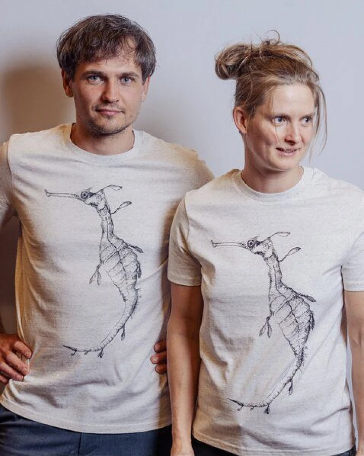 NanMa Bio-Baumwoll-Shirt Fetzenfisch
