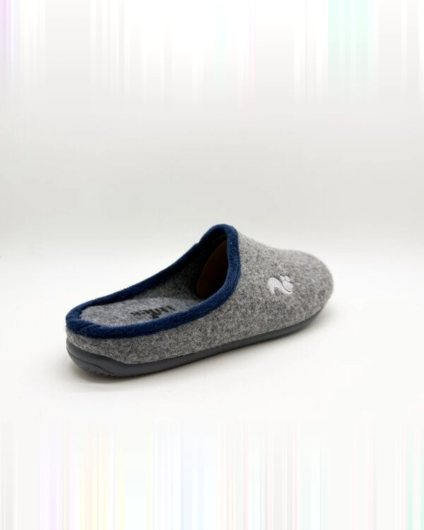 Veganer Slipper "thies ® PET Piping" aus weichem Filz – Ansicht 4