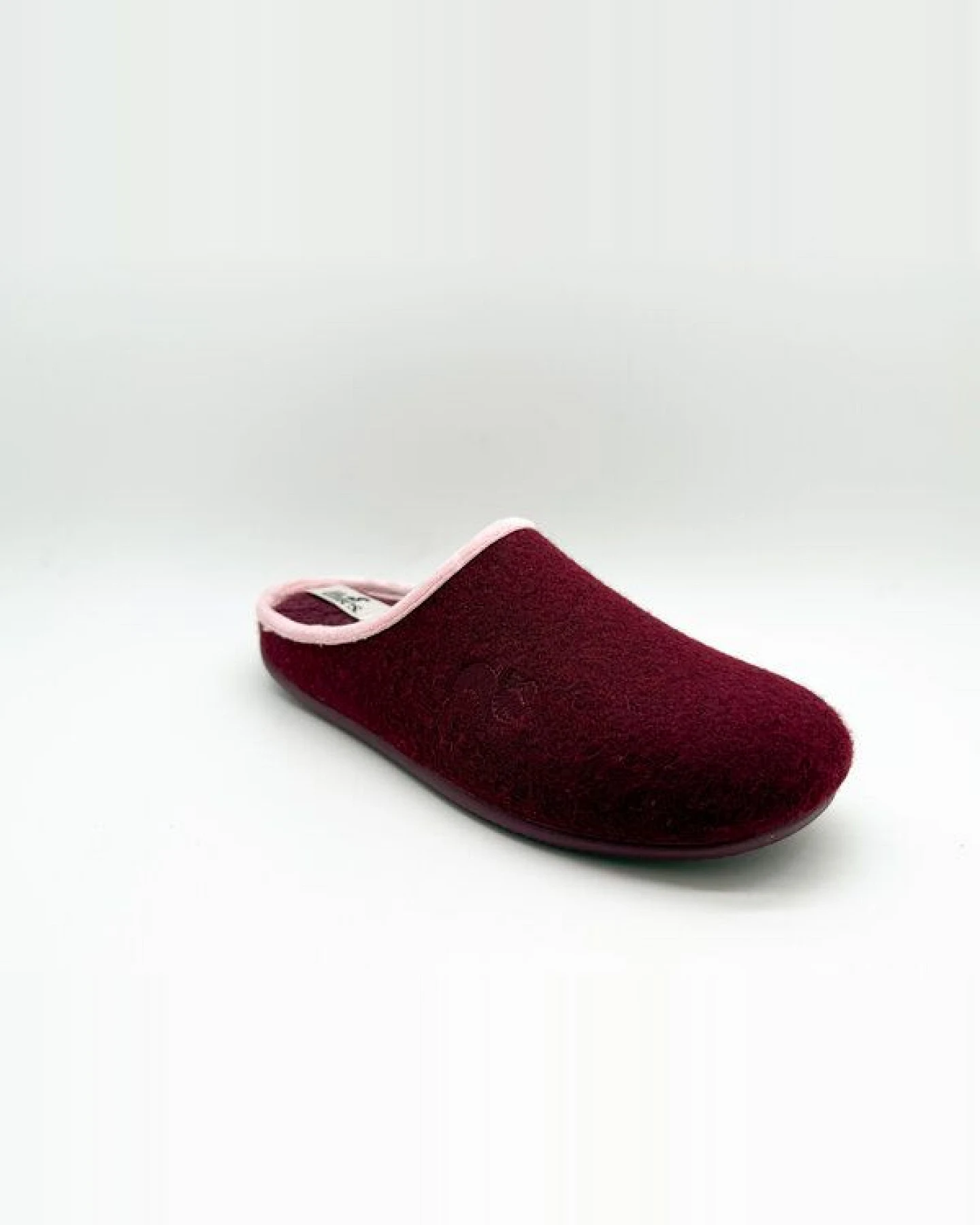 Veganer Slipper "thies ® PET Piping" aus weichem Filz – Ansicht 3