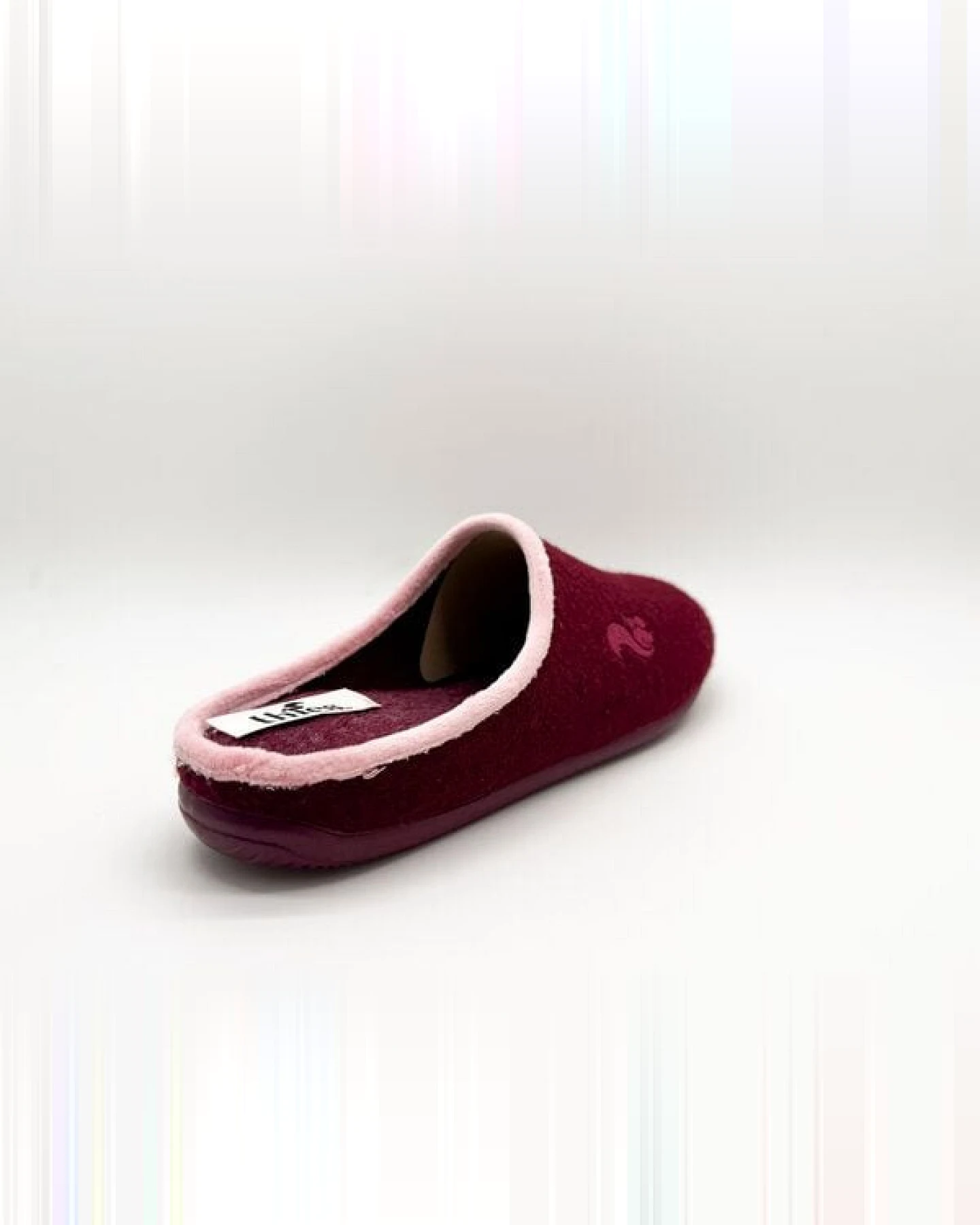 Veganer Slipper "thies ® PET Piping" aus weichem Filz – Ansicht 4