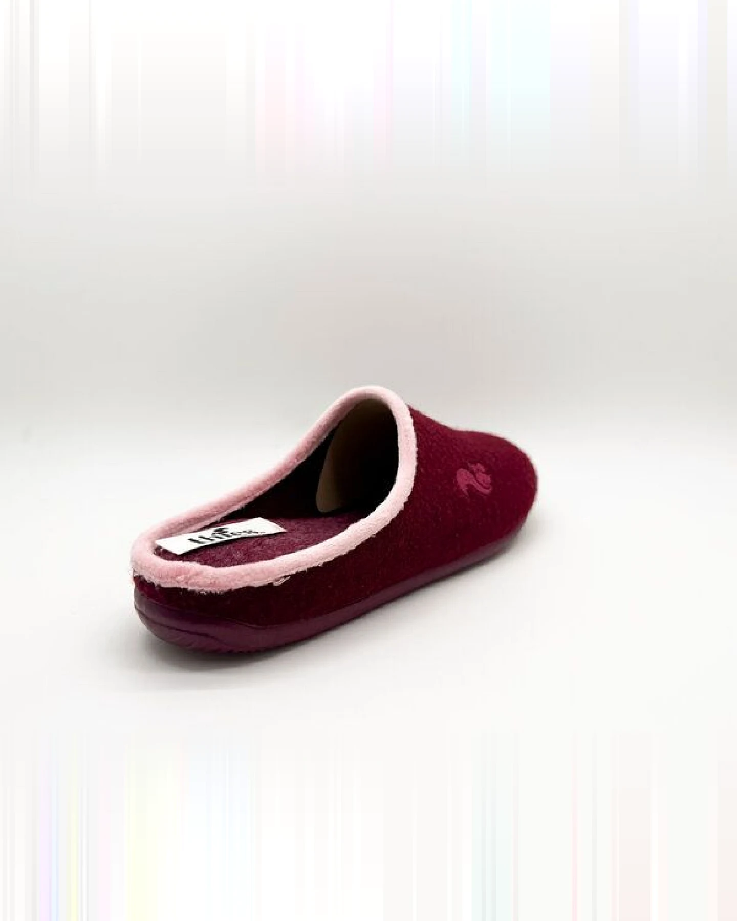 Veganer Slipper "thies ® PET Piping" aus weichem Filz – Ansicht 4