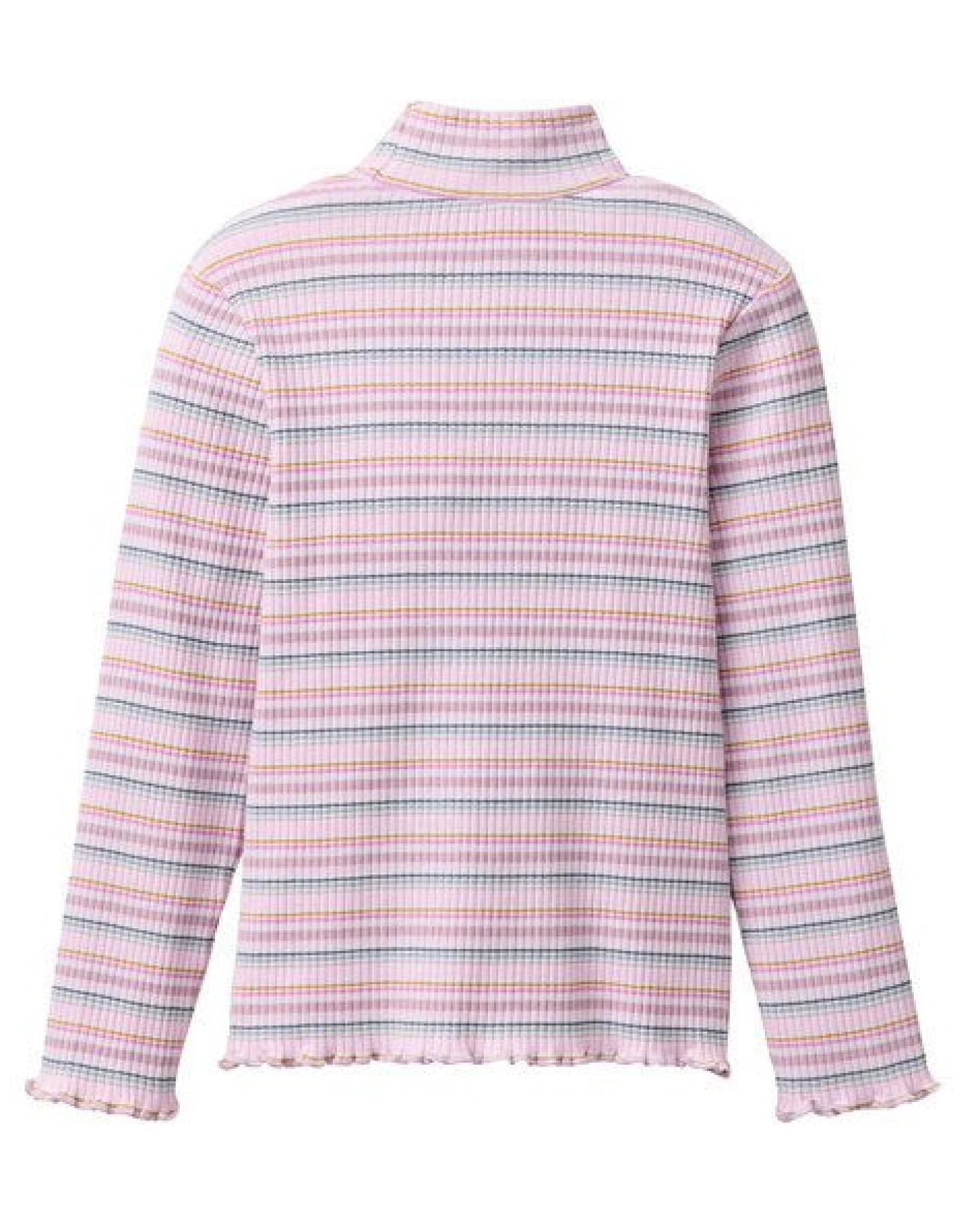 People Wear Organic Langarm Shirt, bunt geringelt, Bio-Baumwolle – Ansicht 2