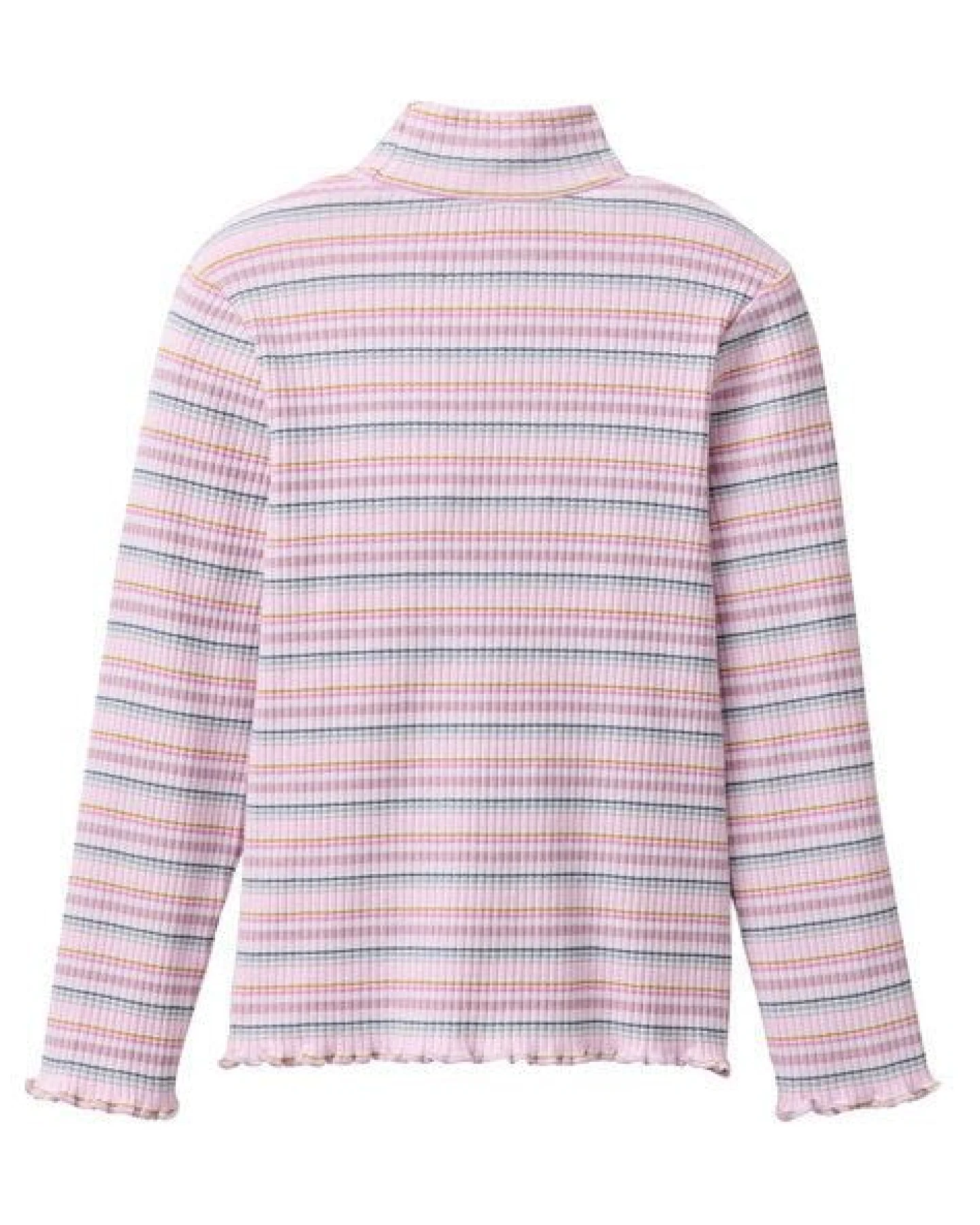 People Wear Organic Langarm Shirt, bunt geringelt, Bio-Baumwolle – Ansicht 2