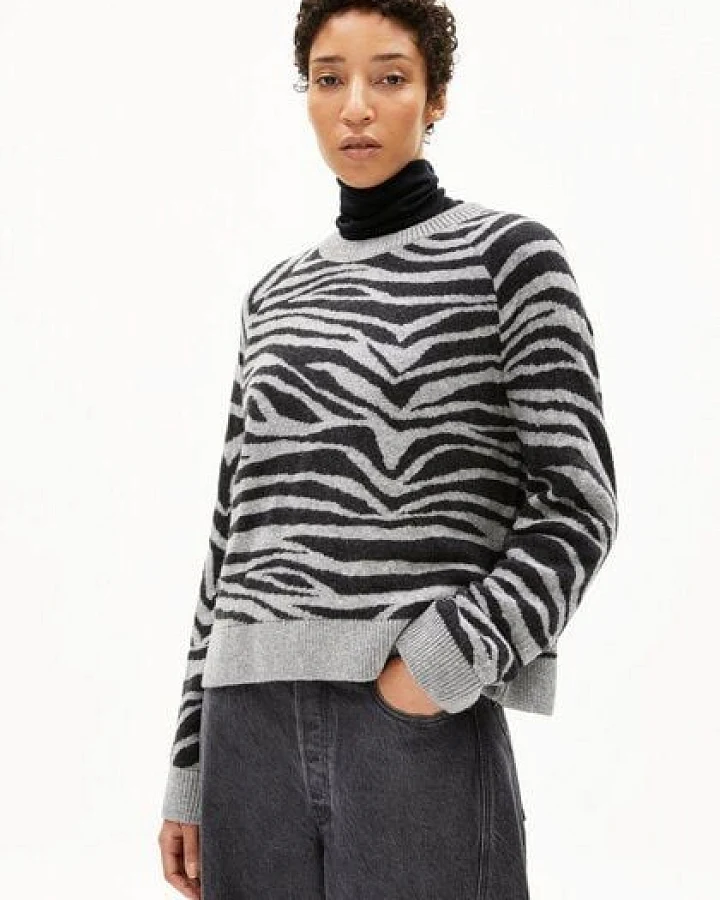Armedangels - Pullover Liliriaa Zebraraa