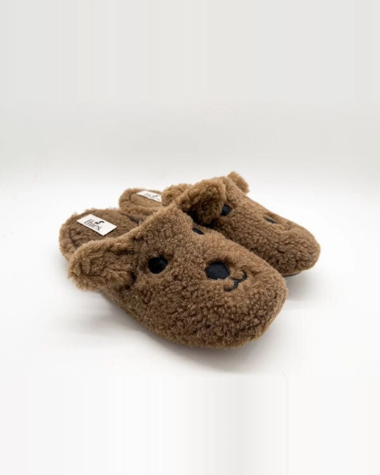 Veganer "thies ® Organic Bear Slipper" aus kuscheliger Biobaumwolle – Ansicht 4