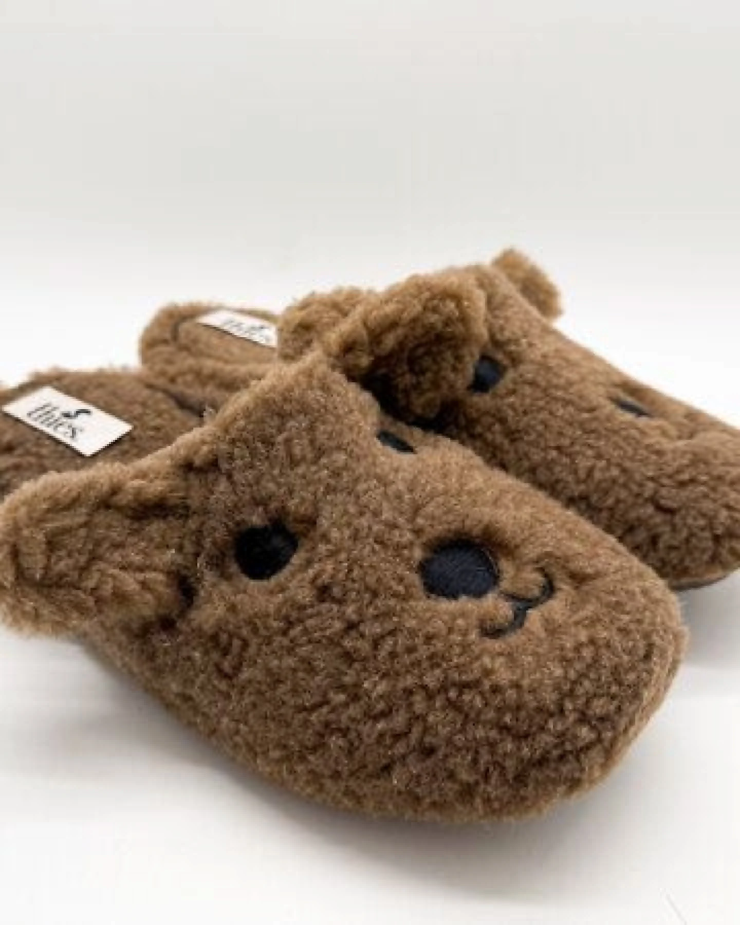 Veganer "thies ® Organic Bear Slipper" aus kuscheliger Biobaumwolle – Ansicht 4