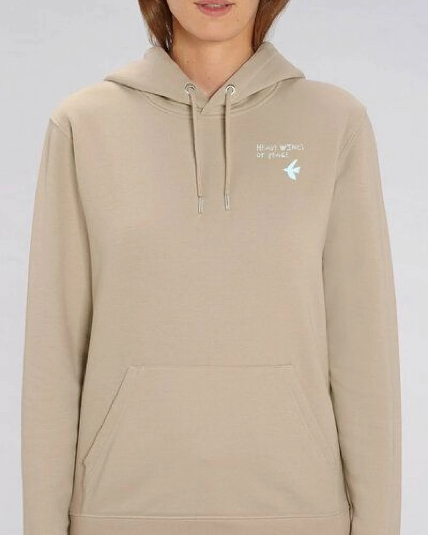 Kultgut PRE-Order Artdesign - Biofair Hoodie - Heavy Wings of Peace – Ansicht 3