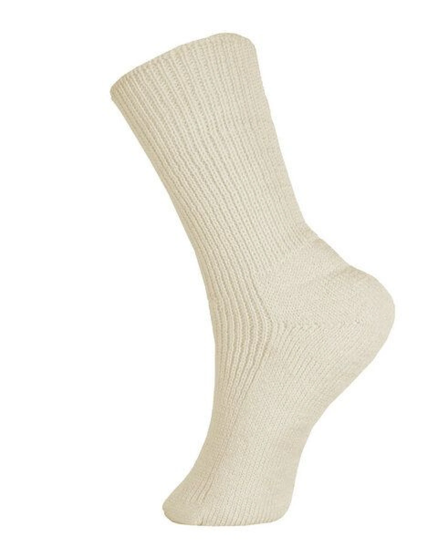 Hirsch Natur Unisex Plüschsohlen Socke kbT Wolle – Ansicht 2